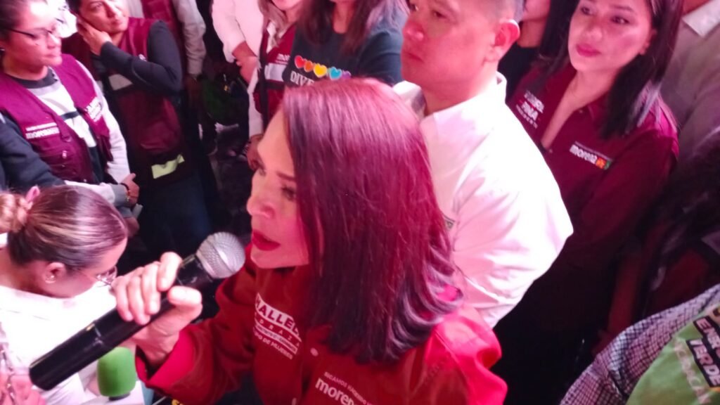 A primera hora, Nalleli Peraza inició campaña como candidata a diputada local por el distrito 17 de Morelia 2 Nalleli Pedraza 2