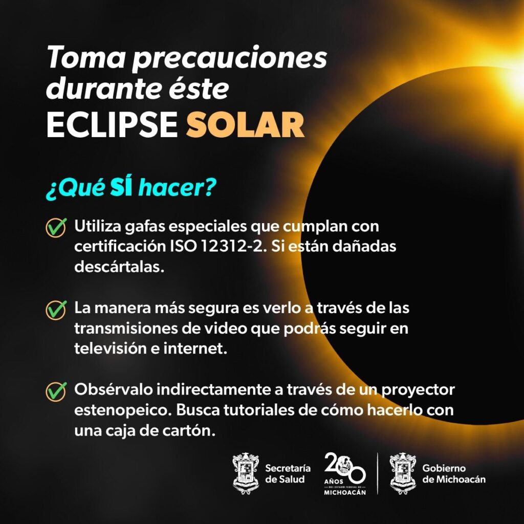 Advierte SSM los daños a la salud por observar el eclipse solar sin protección 3 WhatsApp Image 2024 04 08 at 8.02.17 AM