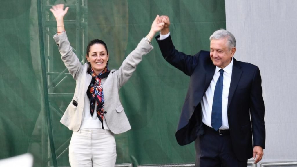 AMLO Y SHEINBAUM MICHOACAN