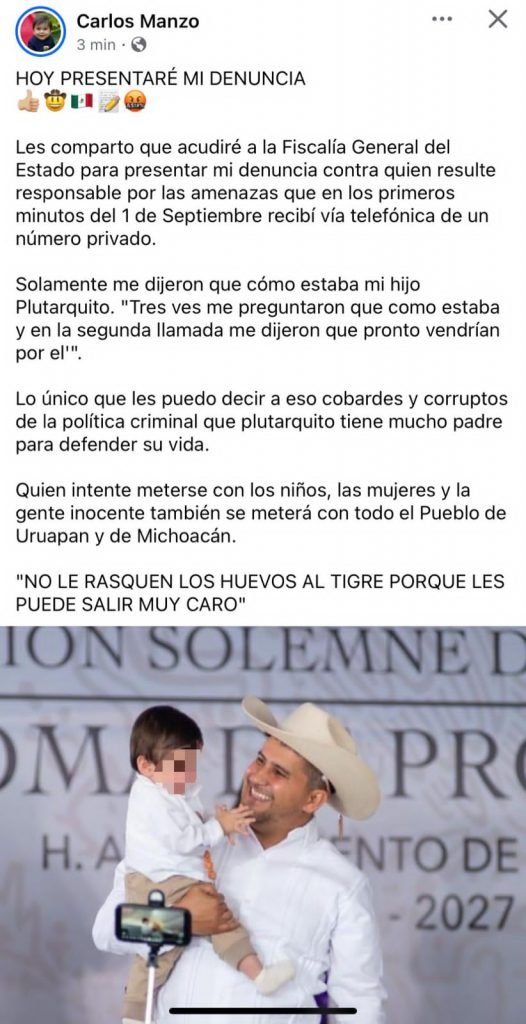 Presidente independiente de Uruapan denuncia amenazas contra su familia 2 1000534535