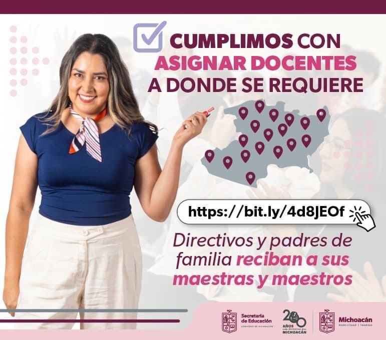 SEE pide a directivos y padres de familia que reciban a maestros asignados a sus escuelas
