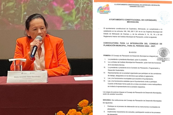 Ayuntamiento de Copandaro de Galeana lanza convocatoria para integrar el Consejo de Planeacion Municipal 2024 2027 89