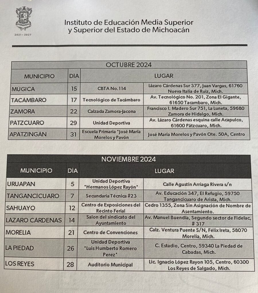 Las mejores de Michoacan estaran en Expo Unis 2024 no hay universidades irregulares Mariana Sosa 6