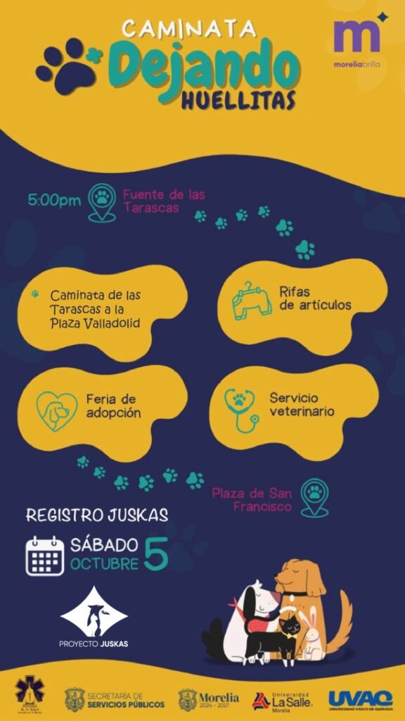 caminata dejando huellitas morelia