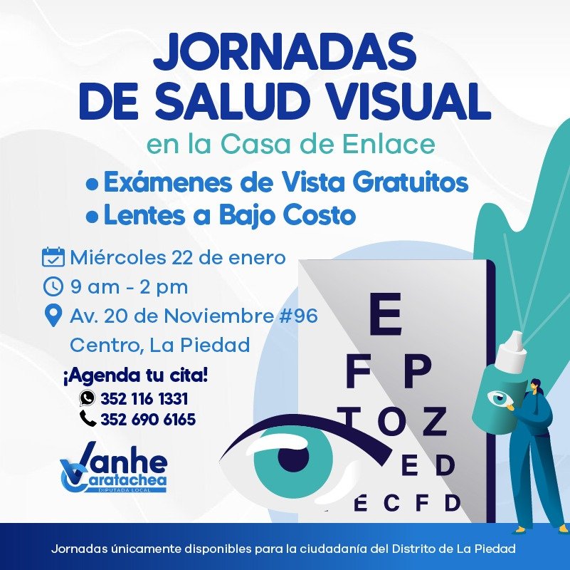 Consolida Vanhe Caratachea Jornadas de Salud Visual en La Piedad 2 Consolida Vanhe Caratachea Jornadas de Salud Visual en La Piedad 89