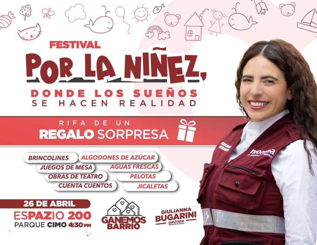 Rifas juegos y magia todo listo para el Festival por la Ninez en Morelia Giulianna Bugarini 890 2