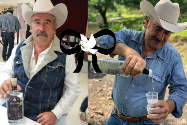 Asesinan a Don Sergio Rangel productor de mezcal Piedras de Lumbre a mas 4 horas de su muerte ninguna autoridad llega a la escena del crimen.vwdqd
