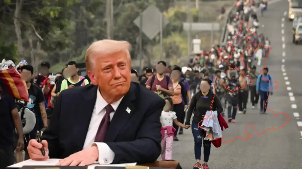 Caos en Los Ángeles: Tres días de protestas contra redadas migratorias dejan detenidos y vehículos vandalizados 2 340 migrantes poblanos deportados trump dos semanas 1024x576 1