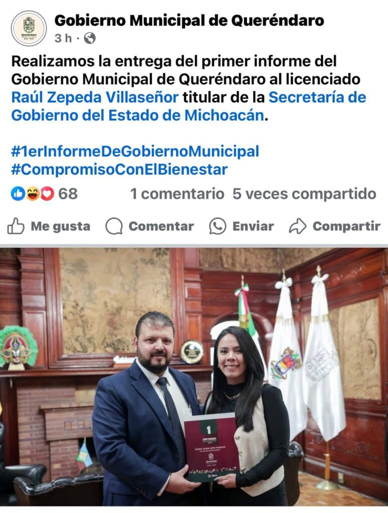 #Michoacán Por la inseguridad alcaldesa de Queréndaro entrega informe virtual en Cabildo 2 img 20250816 wa00307929951295760654759