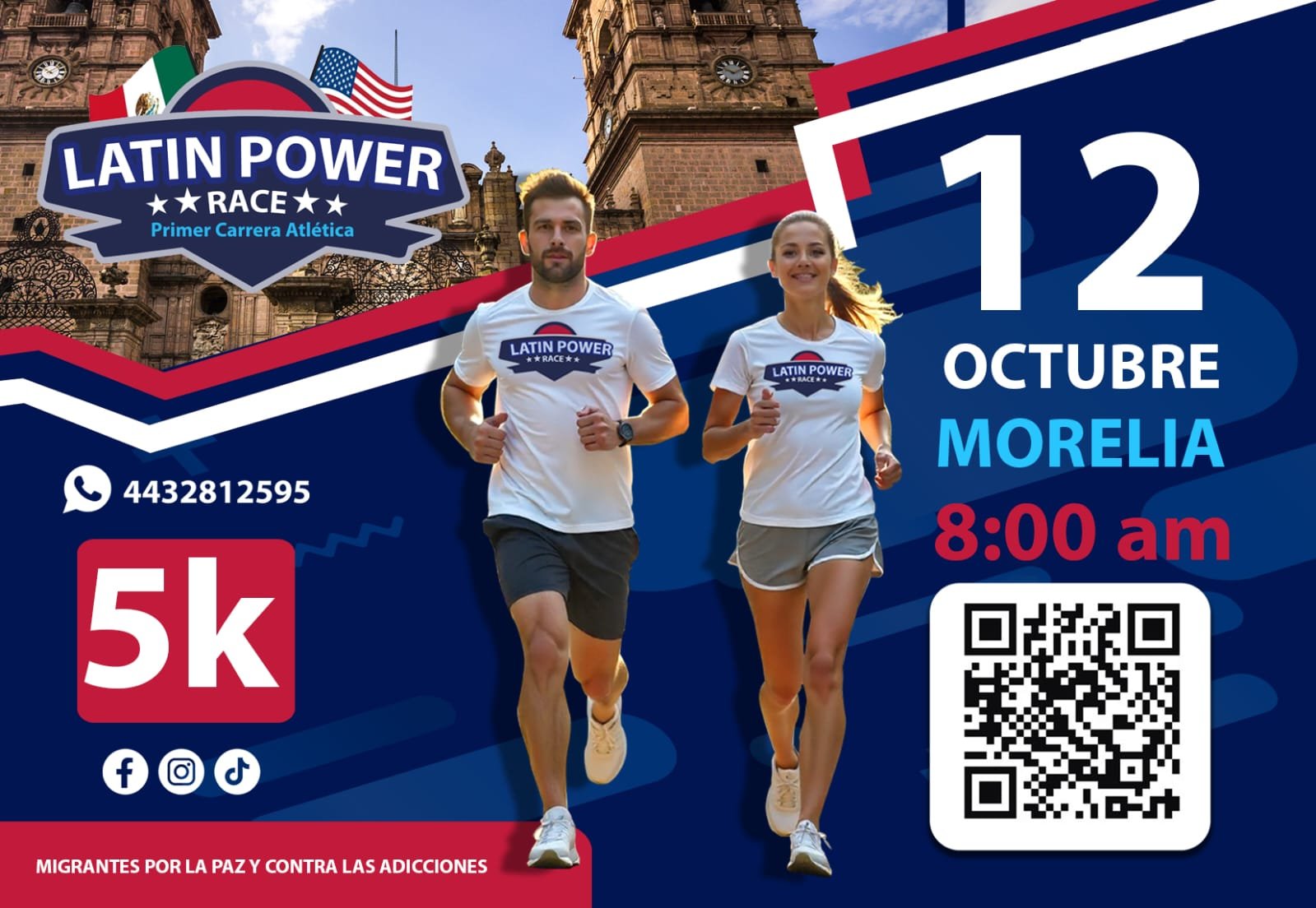 Anuncian " Primer Carrera Atlética “Migrantes por la Paz y Contra las Adicciones” 1 IMG 20250911 WA0146