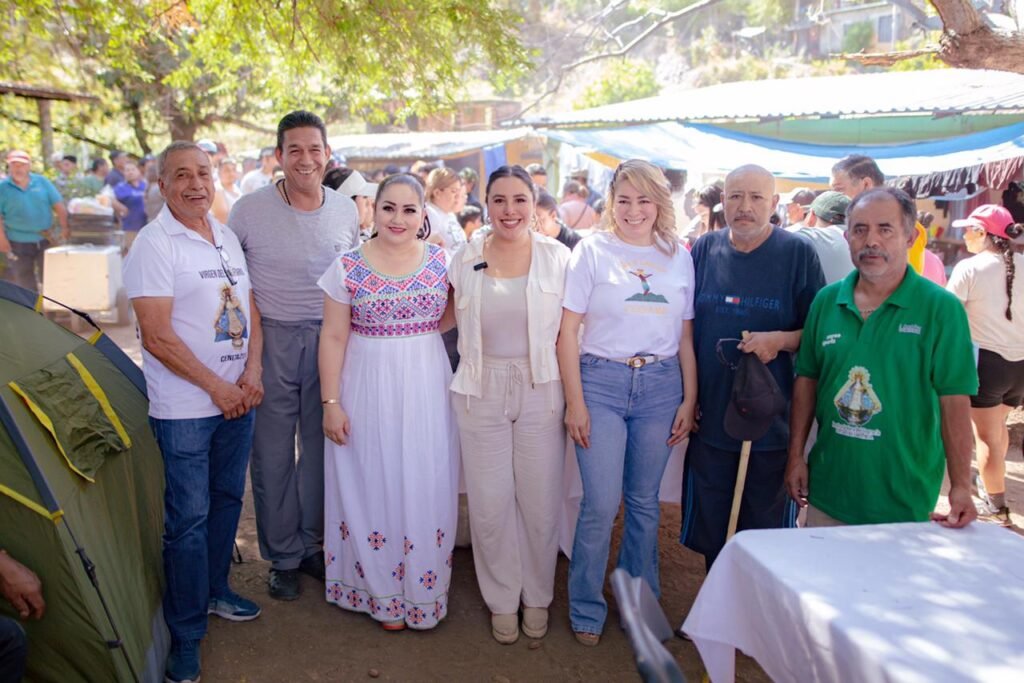 Dayana Perez Mendoza acompana con cercania y fe la Fiesta de Ceniza en Caracuaro