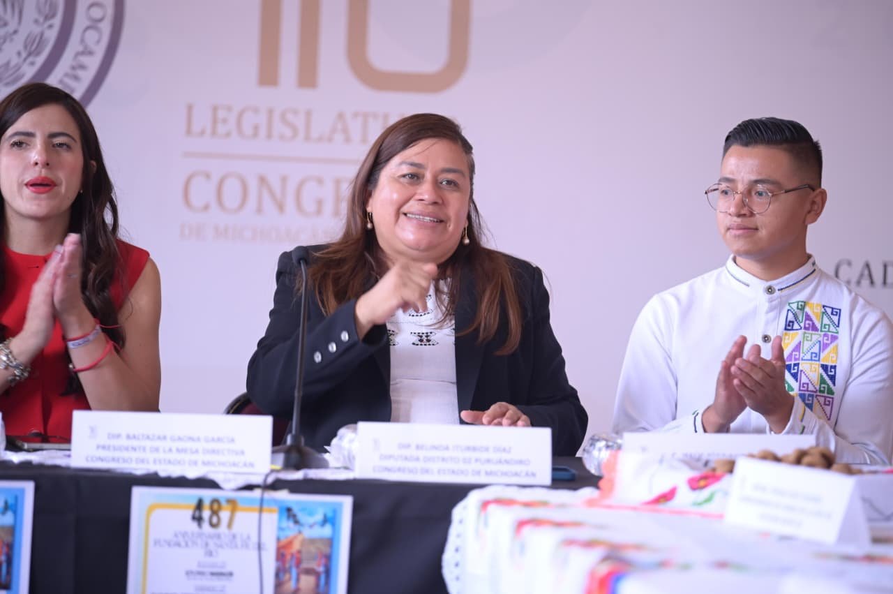 Belinda Iturbide encabeza rueda de prensa por 487 Aniversario de la Tenencia de Santa Fé del Río 1 IMG 20260627 WA0095