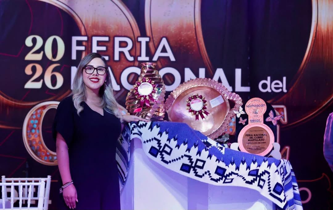 Dayana Pérez clausura con éxito feria nacional del cobre