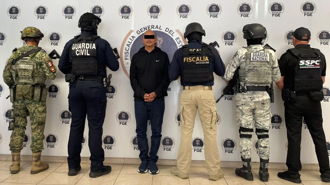 FGE, SSP y autoridades federales detienen en Morelia a “El Señor de la T”