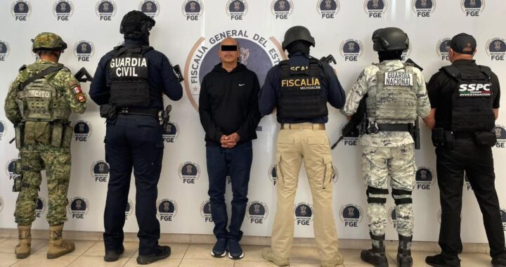 FGE, SSP y autoridades federales detienen en Morelia a “El Señor de la T”