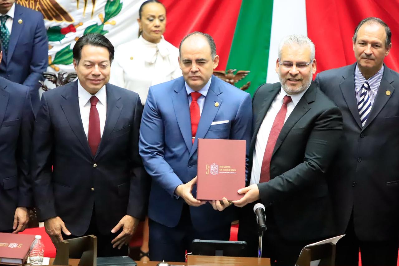 Bedolla entrega su Quinto Informe de Gobierno al Congreso de Michoacán 1 IMG 20260919 WA0029