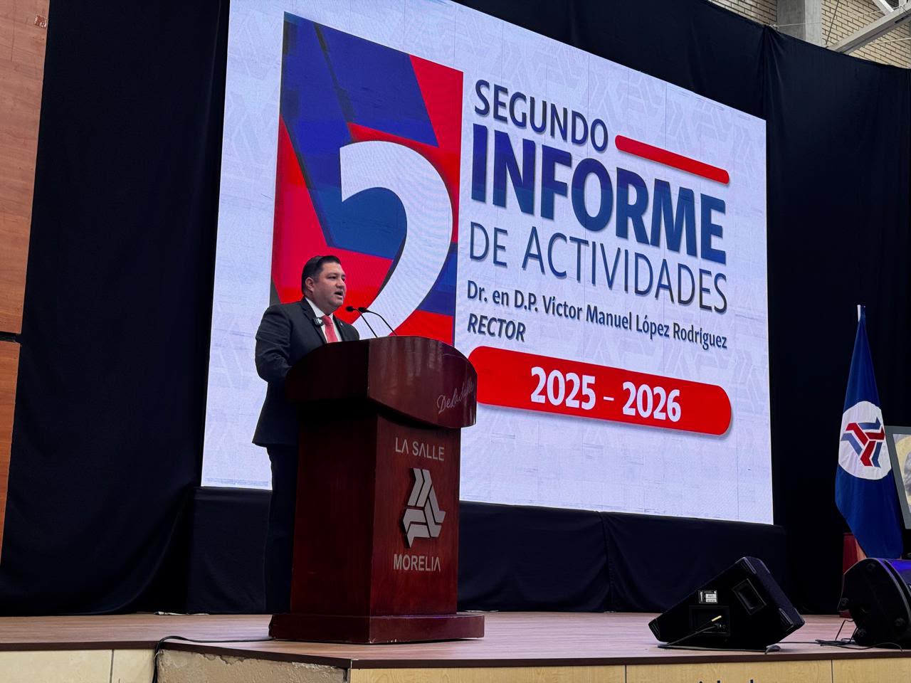 Victor Manuel López Rodríguez presentó su segundo informe de actividades como rector de la Universidad La Salle 1 IMG 20261019 WA0067